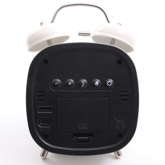 YD-GH8032 Multi-function Digital Desk Clock Twin Bell Alarm Clock LED Digital Table Alarm Clock