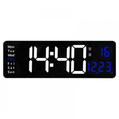 YD-6626 16-Inch Large Simple Living Room Screen Functional Display Clock Nordic Digital Clock Led Wall Clock