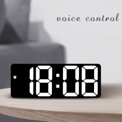 Modern Multi-functional Desk Clock Bedroom Table Clock Reloj LED Mirror Digital Alarm Clocks