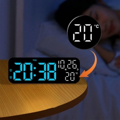 YD-2802 LED Digital Desk Alarm Clock with Temperature Date Wake up Alarm Clock Reloj Digital Table Clock