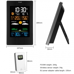 JS-3389 Wifi Connected Multifunctional Home Electronic Tool Climate Detection Compact Weather Meteo Station