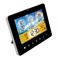 JS-3362M Home Weather Station Digital Thermometer Temperature Humidity Display Electronics Desktop Clock Smart Wireless Weather Station