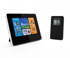 JS-3371-tuya TUYA Outdoor Wireless Digital Thermometer Hygrometer Temperature Monitor Smart Wifi Weather Forecast Weather Station for Home