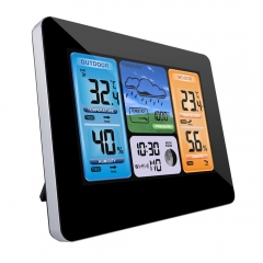 JS-3371-tuya TUYA Outdoor Wireless Digital Thermometer Hygrometer Temperature Monitor Smart Wifi Weather Forecast Weather Station for Home
