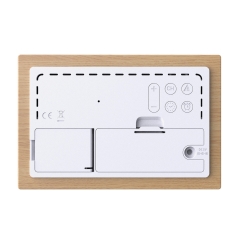 JS-FJ3399C Real Wooden Weather Station Indoor Outdoor Thermometer Barometer Hygrometer Digital Temperature Humidity Meter Weather Station