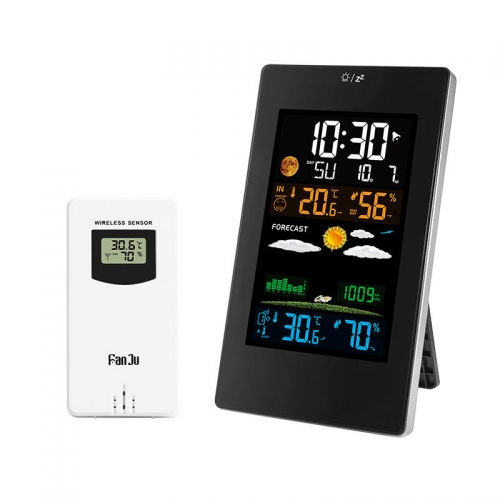 JS-3389 Wifi Connected Multifunctional Home Electronic Tool Climate Detection Compact Weather Meteo Station