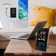 JS-3389 Wifi Connected Multifunctional Home Electronic Tool Climate Detection Compact Weather Meteo Station