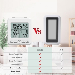 YJ-5043 Digital Wireless LCD Weather Station Humidity Meter Household Room Temperature Meters,weather Station Thermometer Humidity