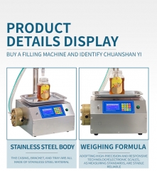 CSY-L15 small honey filling machine syrup viscous liquid packaging machine