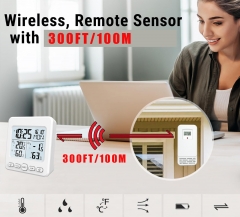YJ-5043 Digital Wireless LCD Weather Station Humidity Meter Household Room Temperature Meters,weather Station Thermometer Humidity