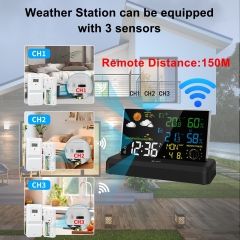 YJ-5112 Wireless Professional Weather Station With VA Full Color Display Screen