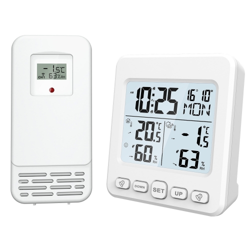 YJ-5043 Digital Wireless LCD Weather Station Humidity Meter Household Room Temperature Meters,weather Station Thermometer Humidity