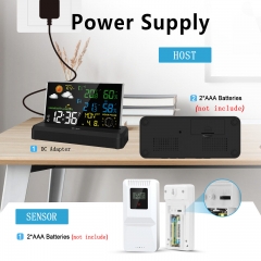 YJ-5112 Wireless Professional Weather Station With VA Full Color Display Screen