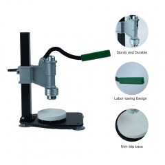 HJ-XL-001 Semi-Automatic Manual 13mm 20mm Penicillin Bottle Crimper Flip-Off Vial Capper Machine Easy Operate Beverages Carton Plastic
