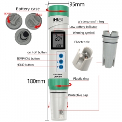 HM ORP-200 Aquarium Swimming Pool Water Quality TEMP PPM Test Digital Waterproof Water Quality Analyzer