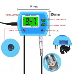 PH-9853 2-in-1 ONLINE PH & EC MONITORS Aquarium Multi-parameter Water Quality Monitor Dissolved Oxygen Turbidity AG-13