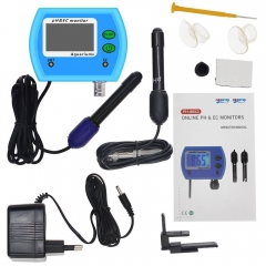 PH-9853 2-in-1 ONLINE PH & EC MONITORS Aquarium Multi-parameter Water Quality Monitor Dissolved Oxygen Turbidity AG-13