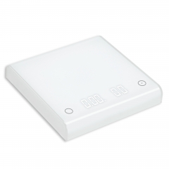 PT-2213 2 kg/0.1g High Quality Electronic Rechargeable Type C Port Timer Kitchen Coffee Scale Tempered Glass Digital Display
