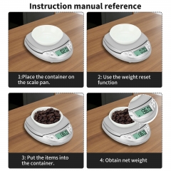 PT-302 200g/0.01g Portable Gold Mini Jewelry Scale with Digital Display AAA Battery Operated Measures ABS Material Maximum Weight