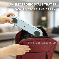 PT-1092 150KG Max Weighing Capacity Battery-Powered Tempered Glass 0.1kg Accuracy Foldable Bathroom Body Scale