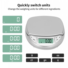 PT-302 200g/0.01g Portable Gold Mini Jewelry Scale with Digital Display AAA Battery Operated Measures ABS Material Maximum Weight