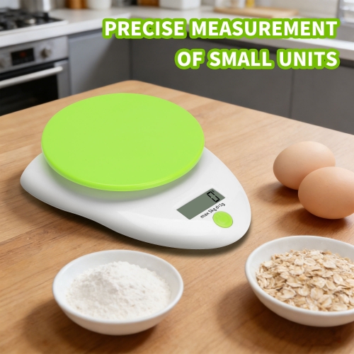 PT-2206 5kg/1g 10LB High Quality ABS Raw Material Food Measure Kitchen Scale