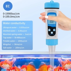 BT-785 5 in 1 TDS/S.G/Salinity/Temp/EC Meter Blue tooth Water Quality Tester for Aquariums & Pools Hydroponics