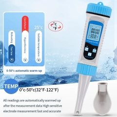 BT-785 5 in 1 TDS/S.G/Salinity/Temp/EC Meter Blue tooth Water Quality Tester for Aquariums & Pools Hydroponics