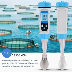 BT-785 5 in 1 TDS/S.G/Salinity/Temp/EC Meter Blue tooth Water Quality Tester for Aquariums & Pools Hydroponics