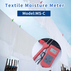 MS-C Textile Moisture Meter Hygrometer for Garment,wool,Textile Materials,cheese Moisture Content Measurement