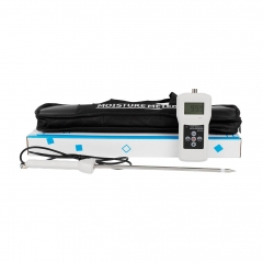 MS350A Portable Moisture Meter with 0.5% Accuracy 0%-80% Testing Range 30cm Measurement Depth for Pellet Wood Moisture Content