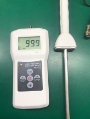 MS350A Portable Moisture Meter with 0.5% Accuracy 0%-80% Testing Range 30cm Measurement Depth for Pellet Wood Moisture Content