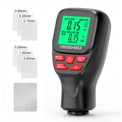 HW300-MAX Portable LCD Electronic Car Paint Film Thickness Gauge Tester Paint Tools Coating Thickness Gauge