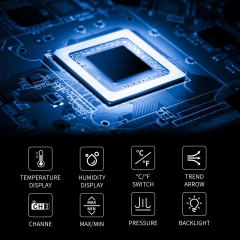 H-6208 Temperature Instruments Indoor and Outdoor Hygrothermograph Temperature Temperature Data Logger