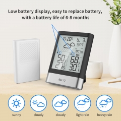 H-6208 Temperature Instruments Indoor and Outdoor Hygrothermograph Temperature Temperature Data Logger