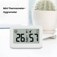 OW-5289 Portable Mini Digital Hygrometer for Home Simple Rectangular Electronic Temperature Humidity Meter for Greenhouse/Bedroom