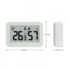 OW-5289 Portable Mini Digital Hygrometer for Home Simple Rectangular Electronic Temperature Humidity Meter for Greenhouse/Bedroom