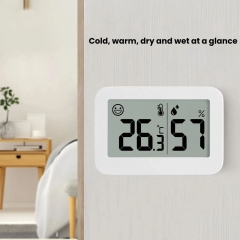 OW-5289 Portable Mini Digital Hygrometer for Home Simple Rectangular Electronic Temperature Humidity Meter for Greenhouse/Bedroom