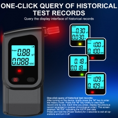 High-precision Portable GaoX MR1106 Breathalyzer Semi-conductor Sensor AAA Battery LCD Screen 10s Response Time Professional Use