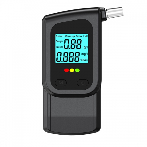 High-precision Portable GaoX MR1106 Breathalyzer Semi-conductor Sensor AAA Battery LCD Screen 10s Response Time Professional Use