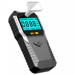 Professional High-Precision Semiconductor Alcohol Tester LCD Display 0.05% BAC Accuracy Portable Battery-Powered CE