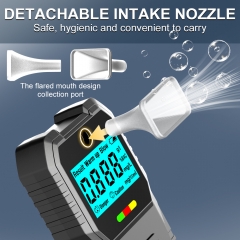 Professional High-Precision Semiconductor Alcohol Tester LCD Display 0.05% BAC Accuracy Portable Battery-Powered CE