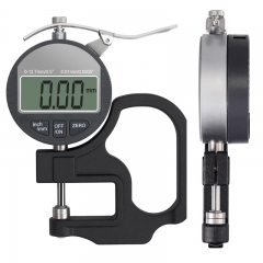 Digital thickness gauge 0-12.7mm/0.01mm, 0-12.7mm/0.001mm, 0-25.4mm/0.01mm, 0-25.4mm/0.001mm