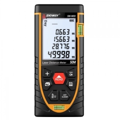 SW-M50 50m Industrial High Precision Infrared Digital Laser Distance Meter Digital Ruler and Instrument