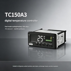 Furison TC150A3 Digital Adjustable Temperature Controller for Refrigerator Cold Storage Refrigerator Fish Tank Suitable Temperature Controller Digital Display