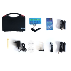 PH-118 Online 6 in 1 Water Quality Tester 3 LCD PH Meter EC CF TDS ORP Temp Digital PPM Meter
