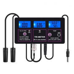 PH-217 6-in-1 Online Water Quality Tester Ph Meter Multi-Parameter Aquarium Ph/Temperature/Ec/Cf/Rh/Tds