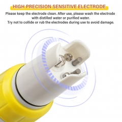 YY-1066C 7-in-1 Digital Water Quality Tester for Hy-drogen Water pH / H2 /TDS /EC /ORP /Salinity /Temperature Meter with LCD Display
