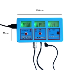 PH-118 Online 6 in 1 Water Quality Tester 3 LCD PH Meter EC CF TDS ORP Temp Digital PPM Meter