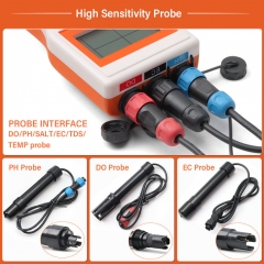 YK-100 Handheld Digital 6-in-1 Dissolved Oxygen DO/pH/TDS/EC/SALT/TEMP Water Quality Tester